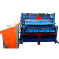 Full Automatic Gold Supplier Hot Sale Double Layer Panel Trapezoidal Corrugated IBR Step Tile Sheet Roll Forming Machine